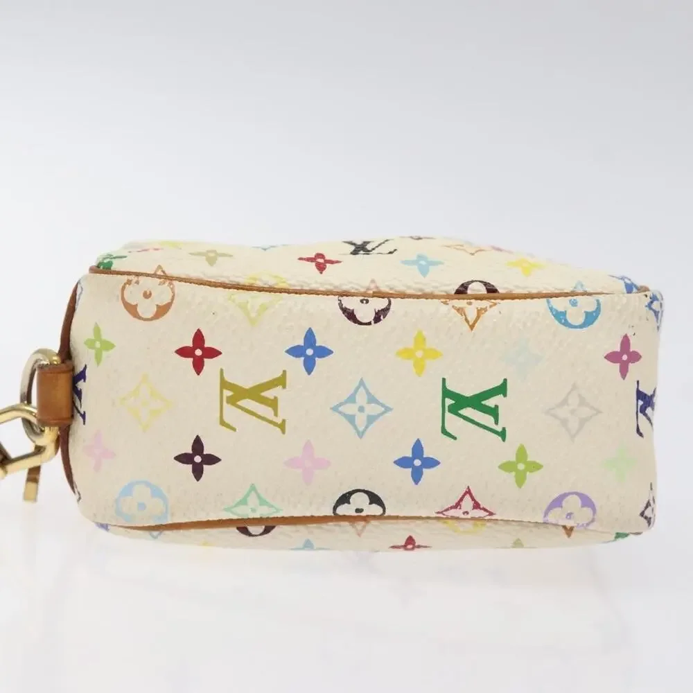 Louis Vuitton Monogram Multicolor Trousse Wapity White Pouch